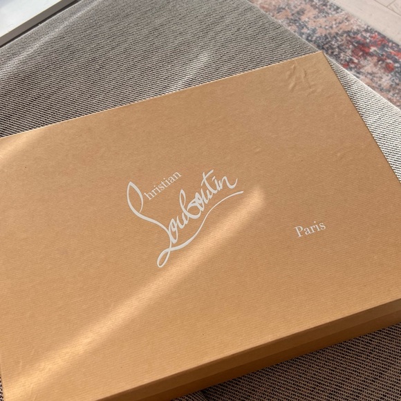 Christian Louboutin Black Croc-Embossed Platform Block Heel Ankle Boots - Picture 5 of 6